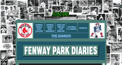 Desktop Screenshot of fenwayparkdiaries.com
